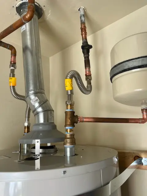 Water heater installation and plumbing repair in Pompey